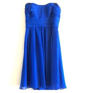 Priscilla of Boston Cobalt A-Line Cocktail Dress